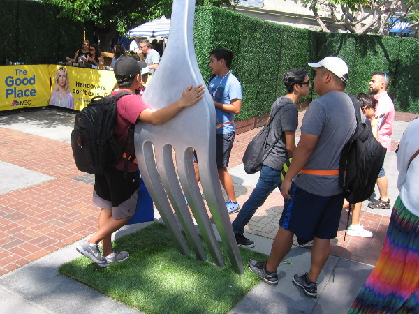 Someone appeared to be really hungry.