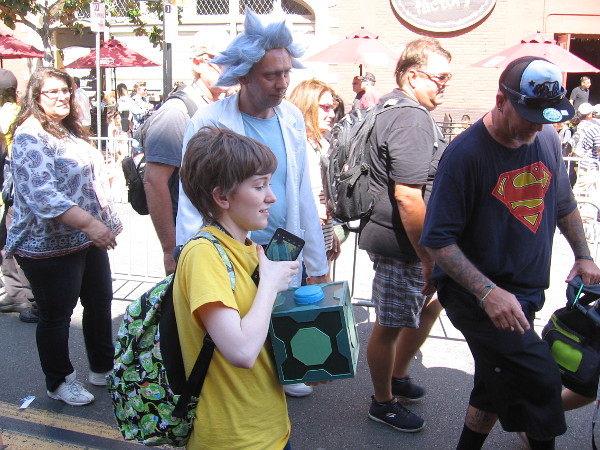 Everyone's a kid during Comic-Con.