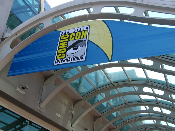 With less than a week to go, Comic-Con International logos have appeared all over the San Diego Convention Center!