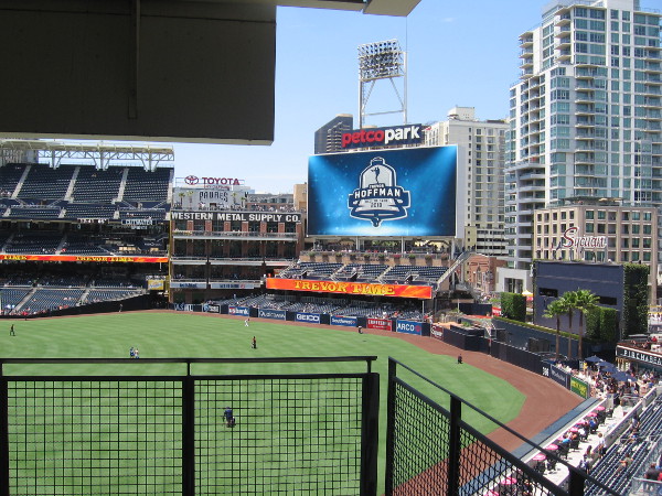 Another beautiful, sunny day in San Diego at Petco Park. Today is particularly special.