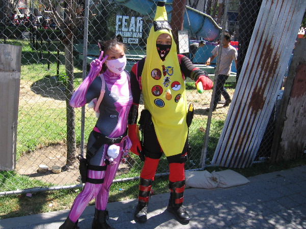 I was interested to learn that the rather unusual character on the right is named Bananapool.