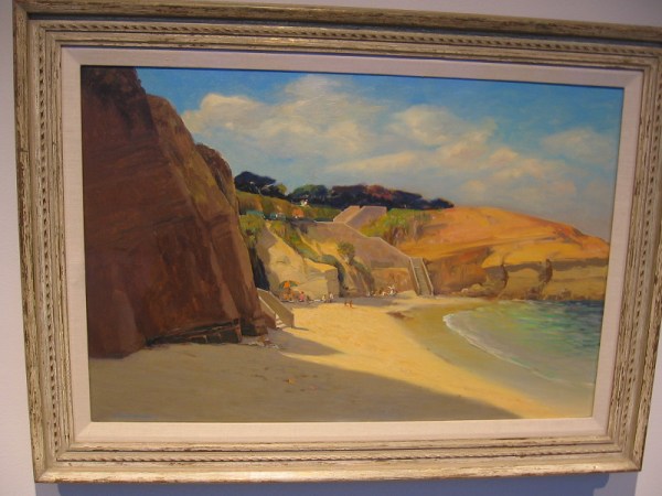 La Jolla Cove, Alfred Mitchell, oil on canvas, circa 1950.