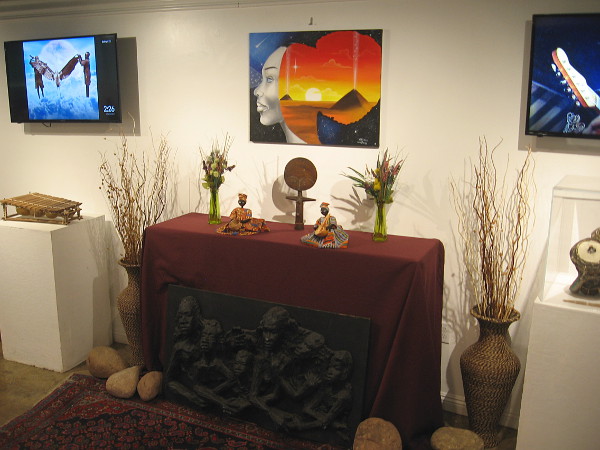 The past, present and future come alive at the Afrofuture Art Exhibit.