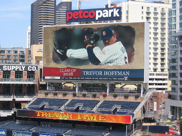 Trevor Hoffman, who spent his career as closing pitcher for the San Diego Padres, is part of the Class of 2018.
