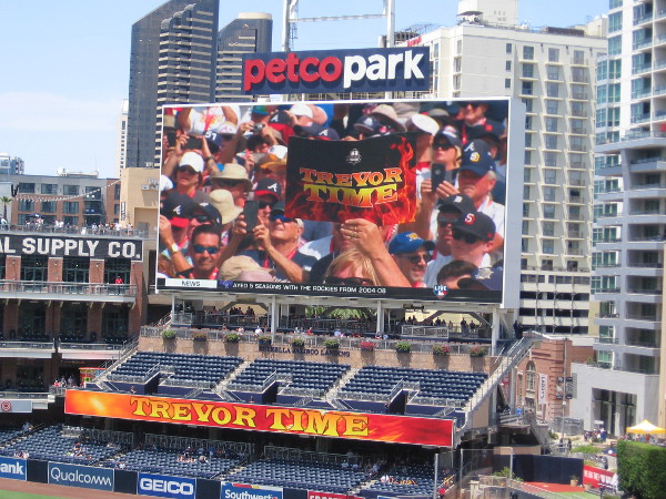It's Trevor Time one more time at Petco Park.