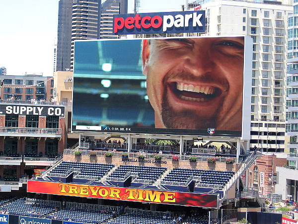 The smile of a San Diego baseball hero.