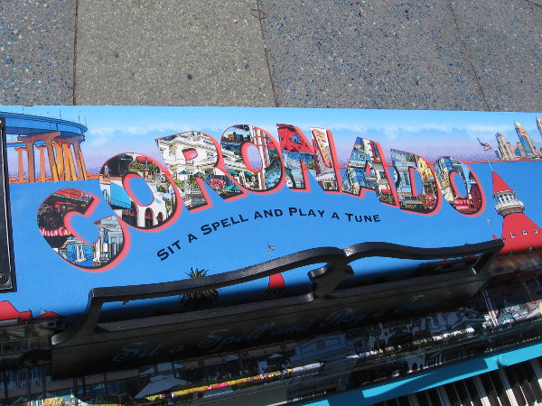 A look at the top of the piano.