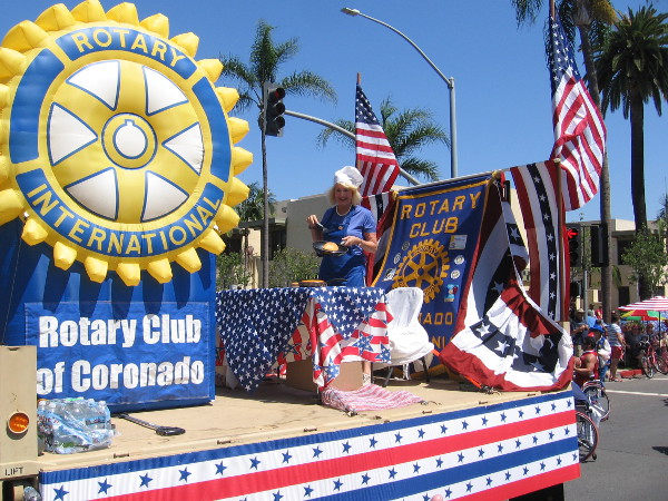 I was getting hungry and hoped she'd accidentally flip a pancake my way.