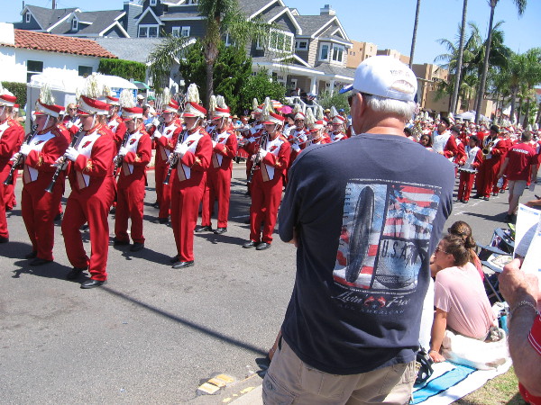 More pageantry, another marching band.