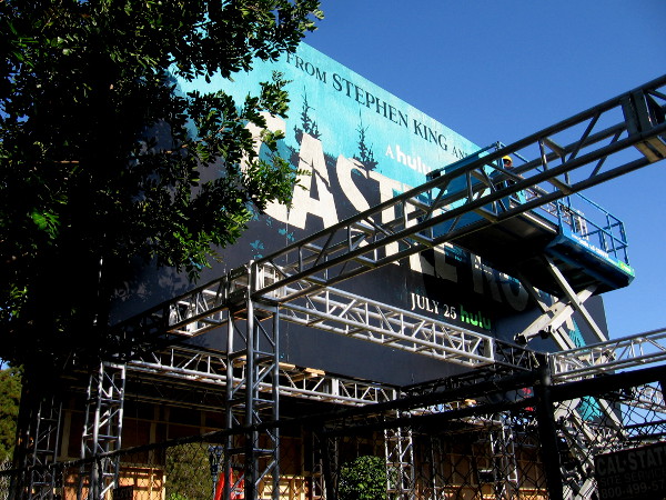 Hulu's offsite promoting Castle Rock is rising near the New Children's Museum in San Diego.