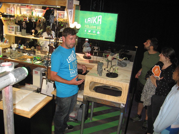 A friendly LAIKA Armaturist describes how puppets are made, manipulated and repaired at his workstation, dubbed the Puppet Hospital. He answered every sort of question!