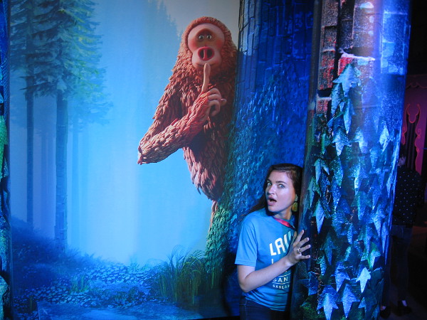 The friendly LAIKA tour guide poses for a fun photo!