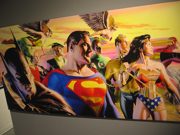 Plus some super cool Alex Ross artwork depicting DC's most popular heroes.