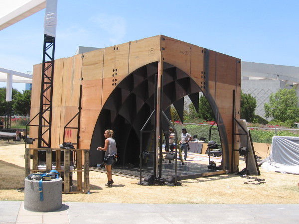 I learned this structure will help promote the FX show Legion.