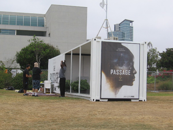 I see FOX will be promoting The Passage in their section of Hilton Waterfront Park.