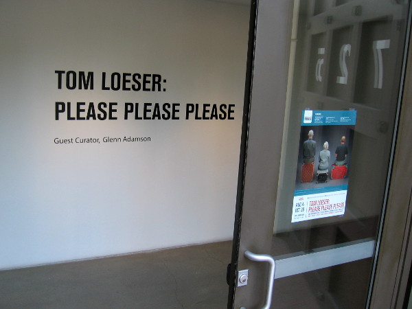 The art exhibition Tom Loeser: Please Please Please is now showing in downtown San Diego.