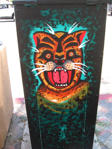 Aztec god of the night and conflict, jaguar Tezcatlipoca.