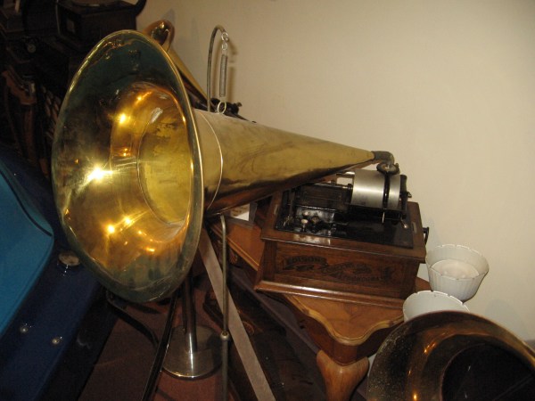 An antique Edison Concert Phonograph.