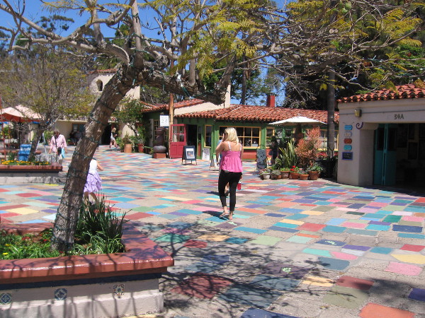 A leisurely walk through Spanish Village.
