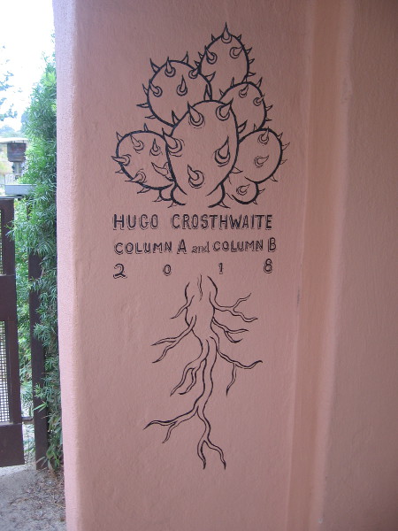 Hugo Crosthwaite, Column A and Column B, 2018.