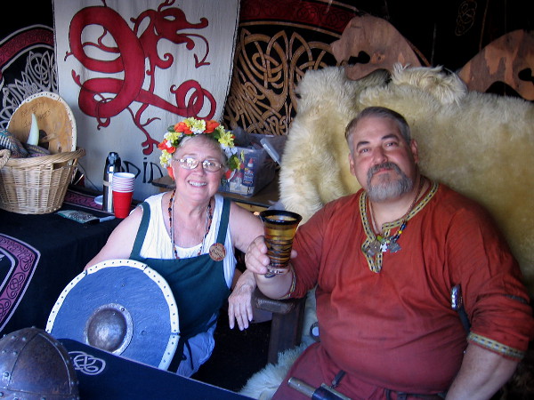 I was given a hearty welcome by these noble members of The Norwegian Fish Club, who meet in Vista's Norway Hall and put on the festival.