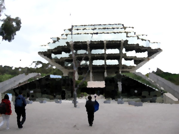 The Geisel Library Building at University of California San Diego.