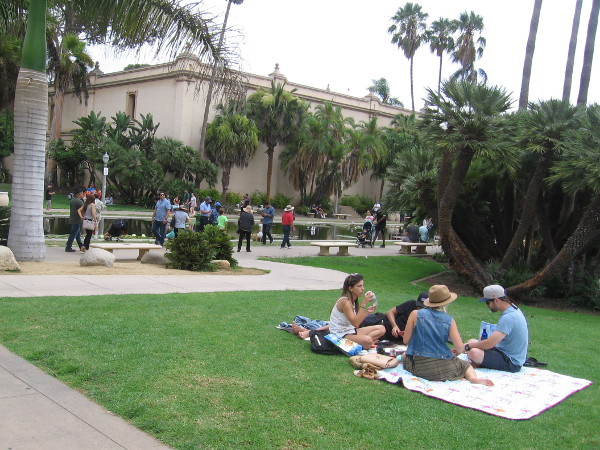 Balboa Park was the ideal place for a picnic this Labor Day.
