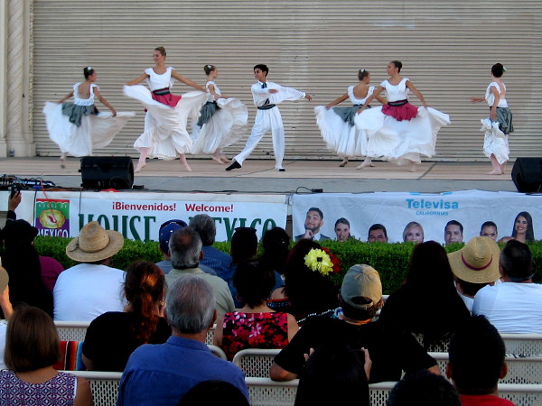 The San Diego School of Ballet performs during Arte, Color y Fiesta, a special event in Balboa Park celebrating Mexican Independence Day.