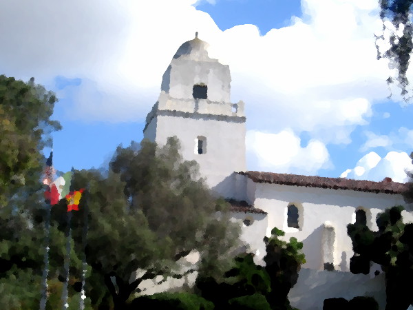 Junipero Serra Museum on Presidio Hill.