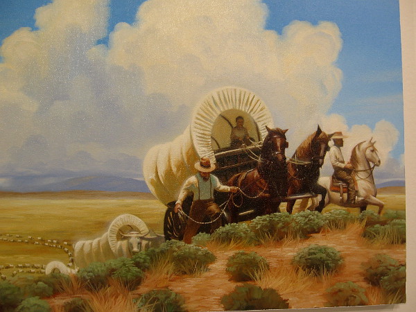 Pioneers (White Rows), 2016, oil on canvas, Kadir Nelson.