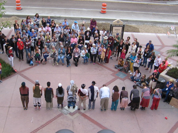They return to take their bow. There is great applause.