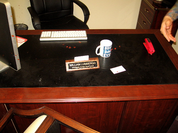 The crime scene includes many clues--a few are critically important. Deductive reasoning and acute observation are required to identify the murderer.