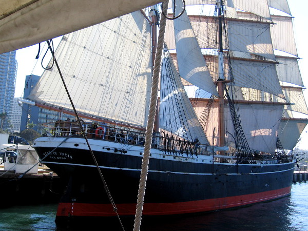 The Star of India will sail next month upon the Pacific Ocean. The volunteer sail crew is busy preparing for the historic journey.