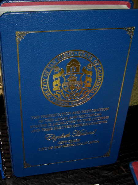 Petitions to the Common Council, 1872-1916. Historical Preservation of San Diego's History.