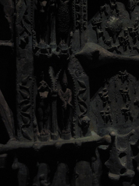 Ancient symbols and strange figures contained in Tim Shaw's Middle World.