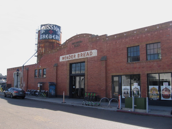 Mission Brewery has been located in the old Wonder Bread Building for years now.