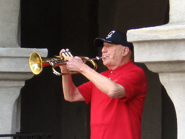 After the carillon bells ring twenty-one times, Taps is played.