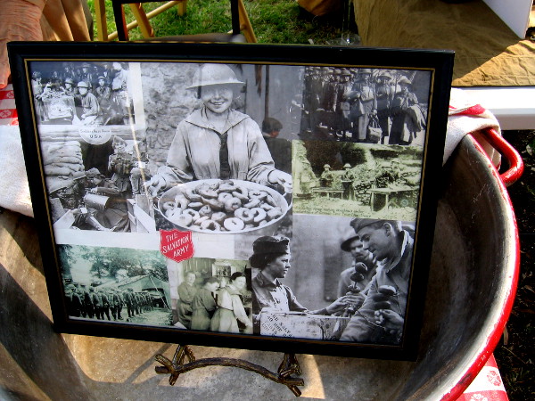 In 1917, Helen Purviance, an ensign in the Salvation Army, was in France with the American First Division. Soldiers asked: Can't you make a doughnut with a hole in it? The rest is history.