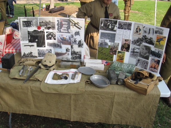 These photos and artifacts are from World War I.