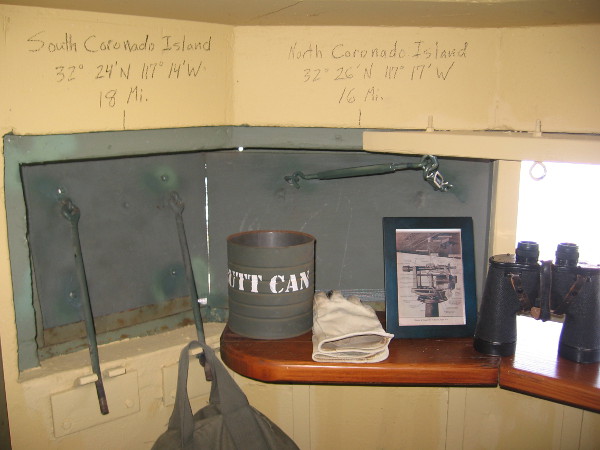 Marks show the direction and distance to South and North Coronado Islands, which lie in the Pacific Ocean off Mexico.