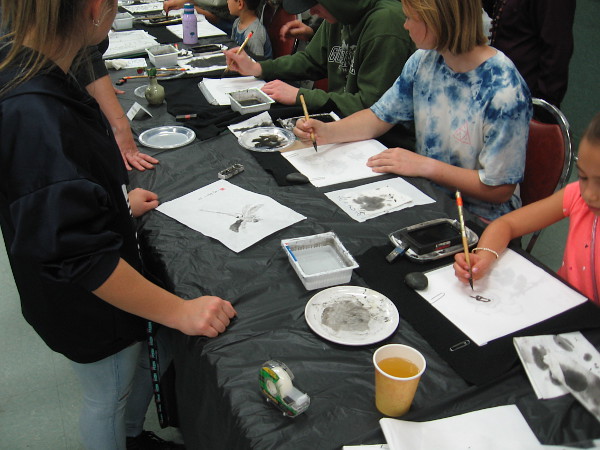 Taking up a brush, learning how to craft elegant beauty.