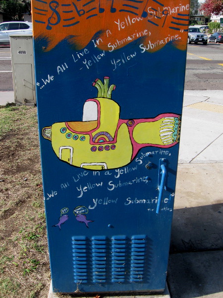 We all live in a yellow submarine, yellow submarine, yellow submarine...