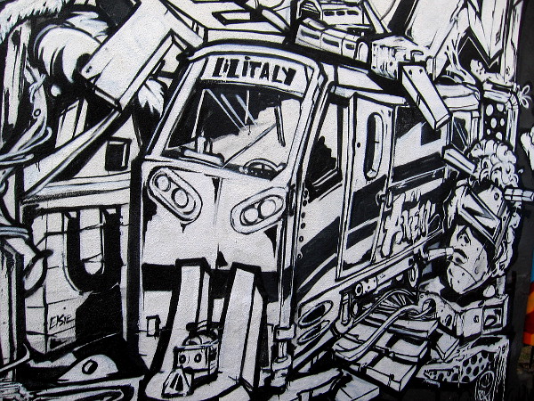 The San Diego Trolley has arrived in dynamic Lil Italy!