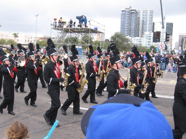 Pageantry and marching bands make any parade exciting!