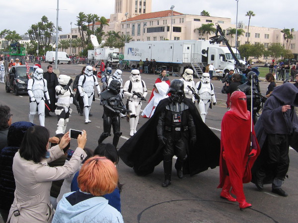 The San Diego Star Wars Society is always a sure hit with young and old alike in any parade!