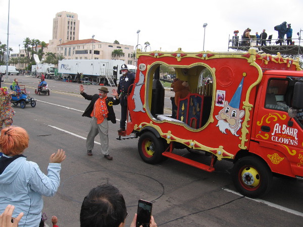 Here come some Al Bahr Clowns.