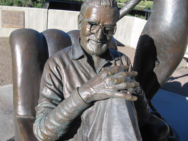 The friendly, wise face of Theodor Seuss Geisel.