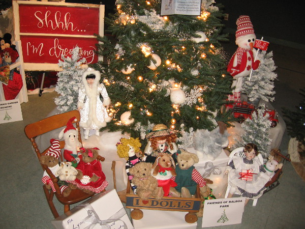 Another Christmas tree at the Festival of Trees was decorated by the Friends of Balboa Park with many happy dreams.