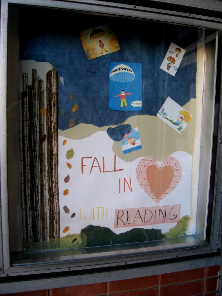 Fall was followed by winter at the old library building. But it soon will be spring...