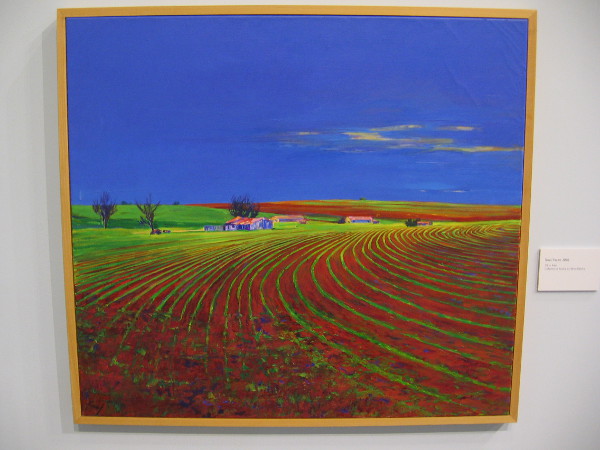 Texas Tractor, 2002, oil on linen.